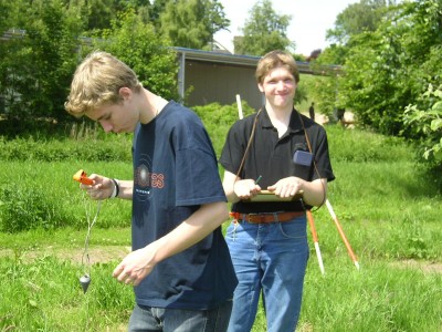 Jan lotet, Andreas mit Feldbuchrahmen